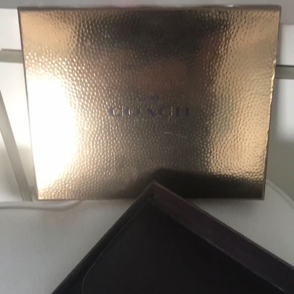 Coach black on black monogram wristlet - Picture 2 of 3